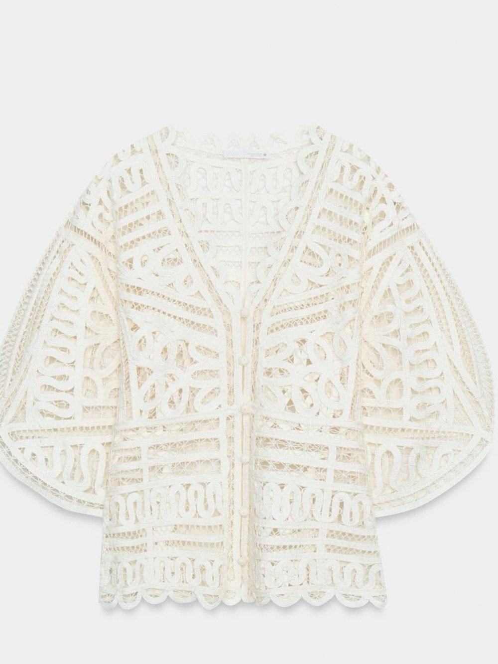 NWT Zara ZW collection crochet top - Picture 3 of 5